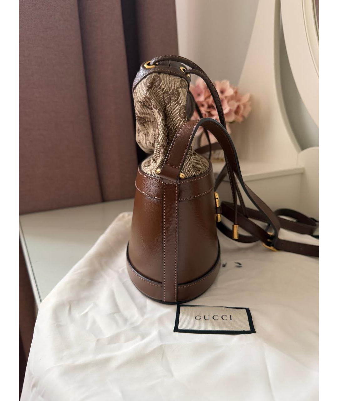 GUCCI Коричневая сумка через плечо, фото 2