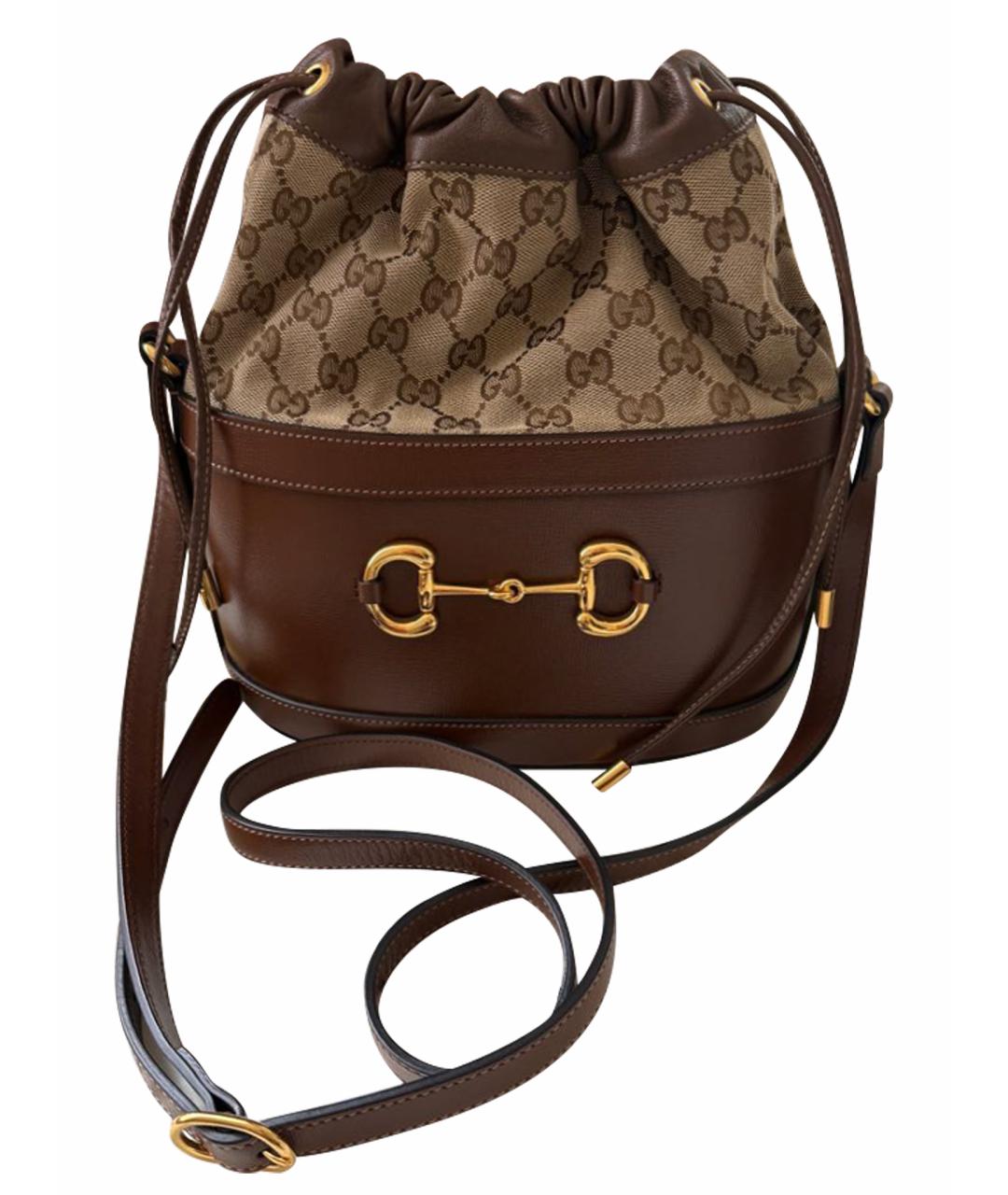 GUCCI Коричневая сумка через плечо, фото 1