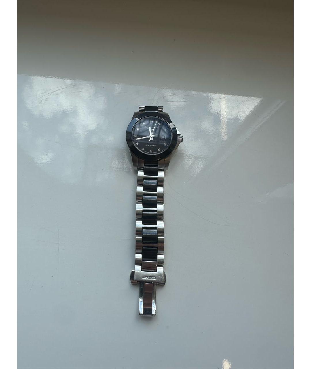 LONGINES Черные керамические часы, фото 3