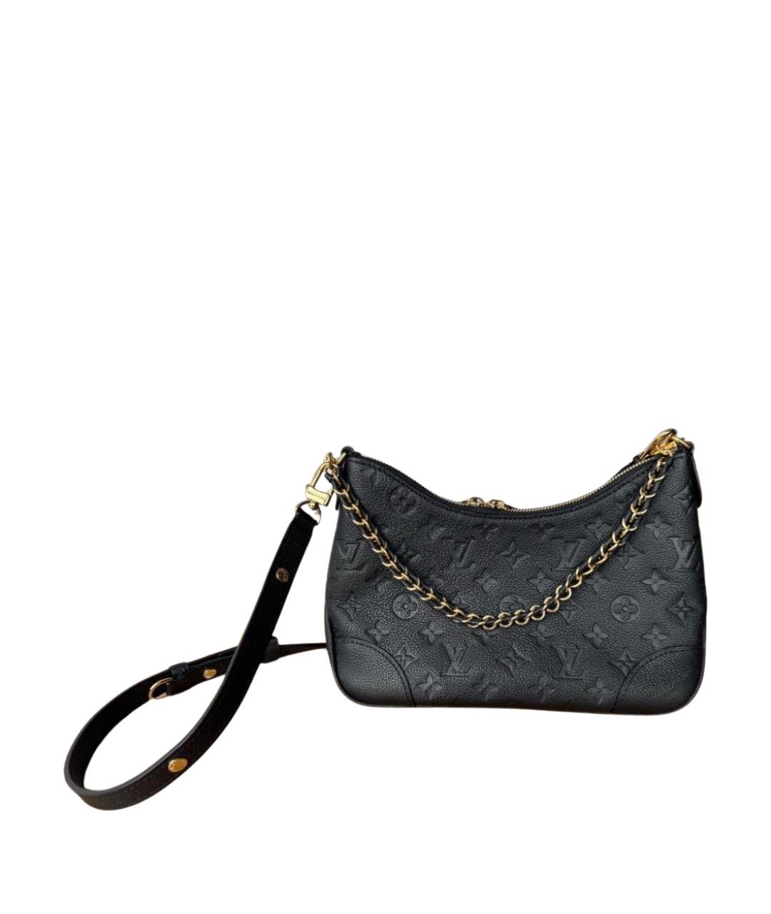 LOUIS VUITTON Черная кожаная сумка через плечо, фото 1