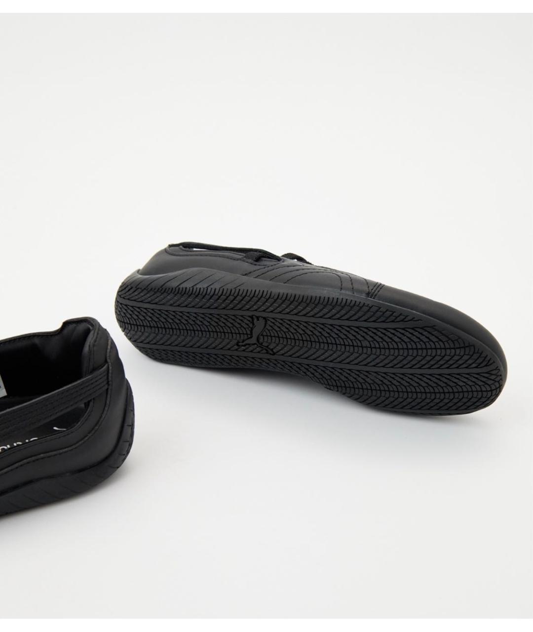 PUMA Черные балетки из искусственной кожи, фото 4