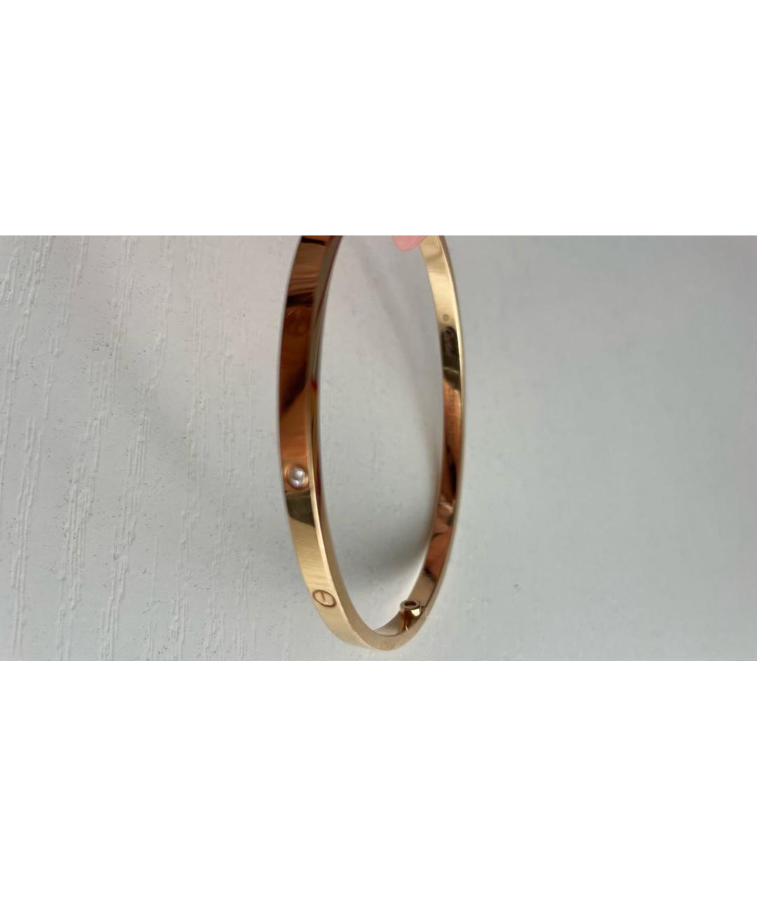 CARTIER Золотой браслет из розового золота, фото 3