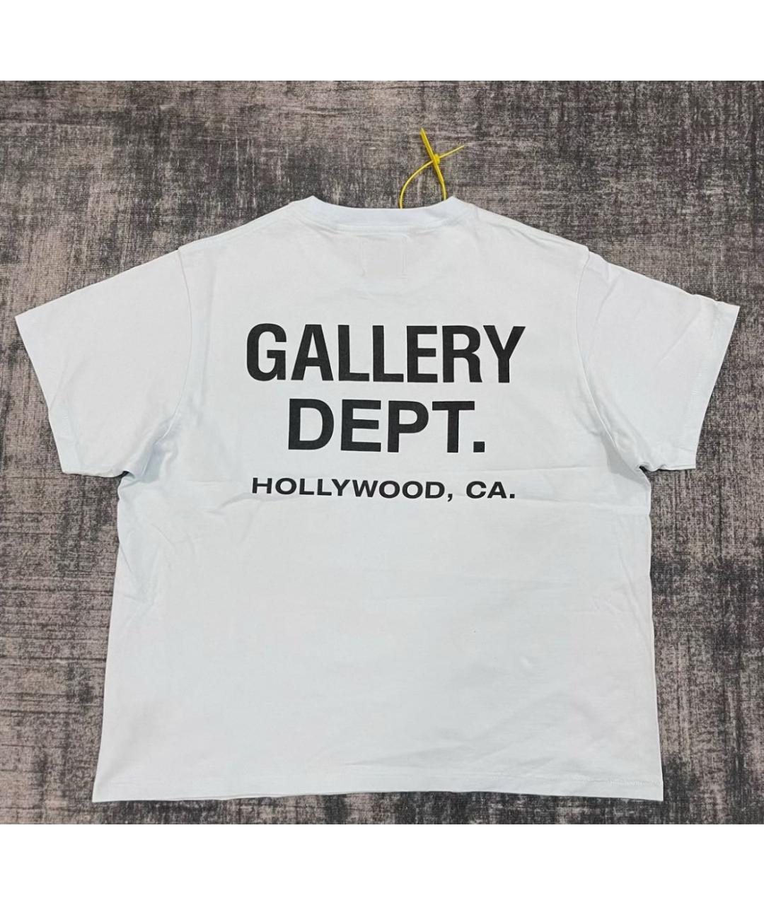 Gallery Dept Белая хлопковая футболка, фото 2
