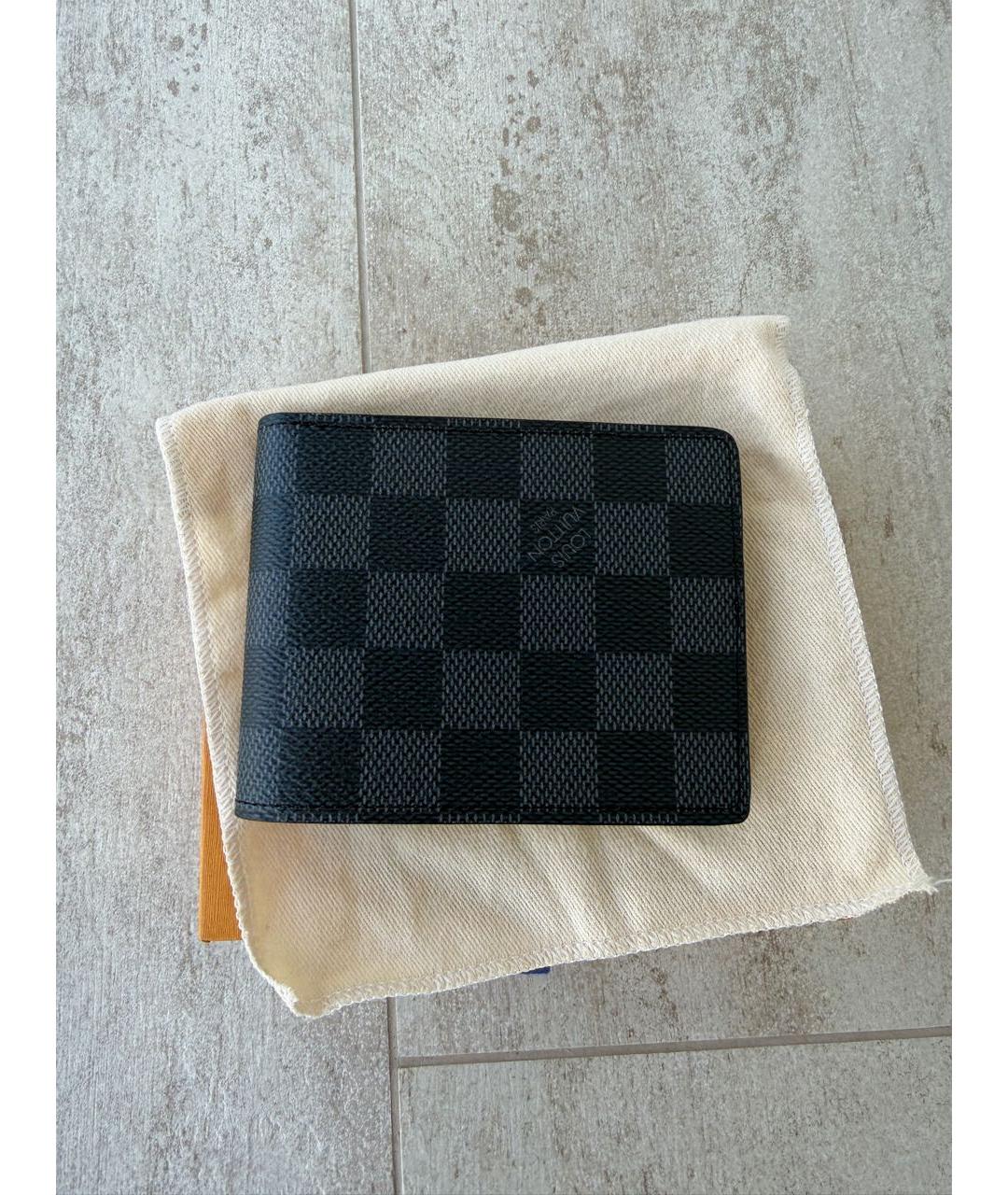 LOUIS VUITTON Черный кошелек, фото 2
