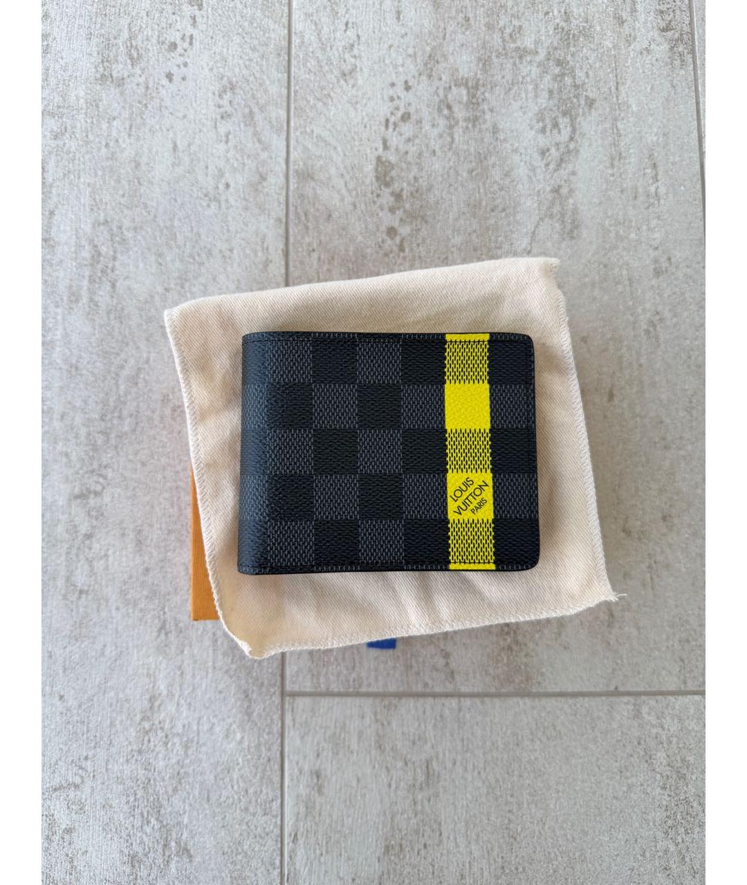 LOUIS VUITTON Черный кошелек, фото 6