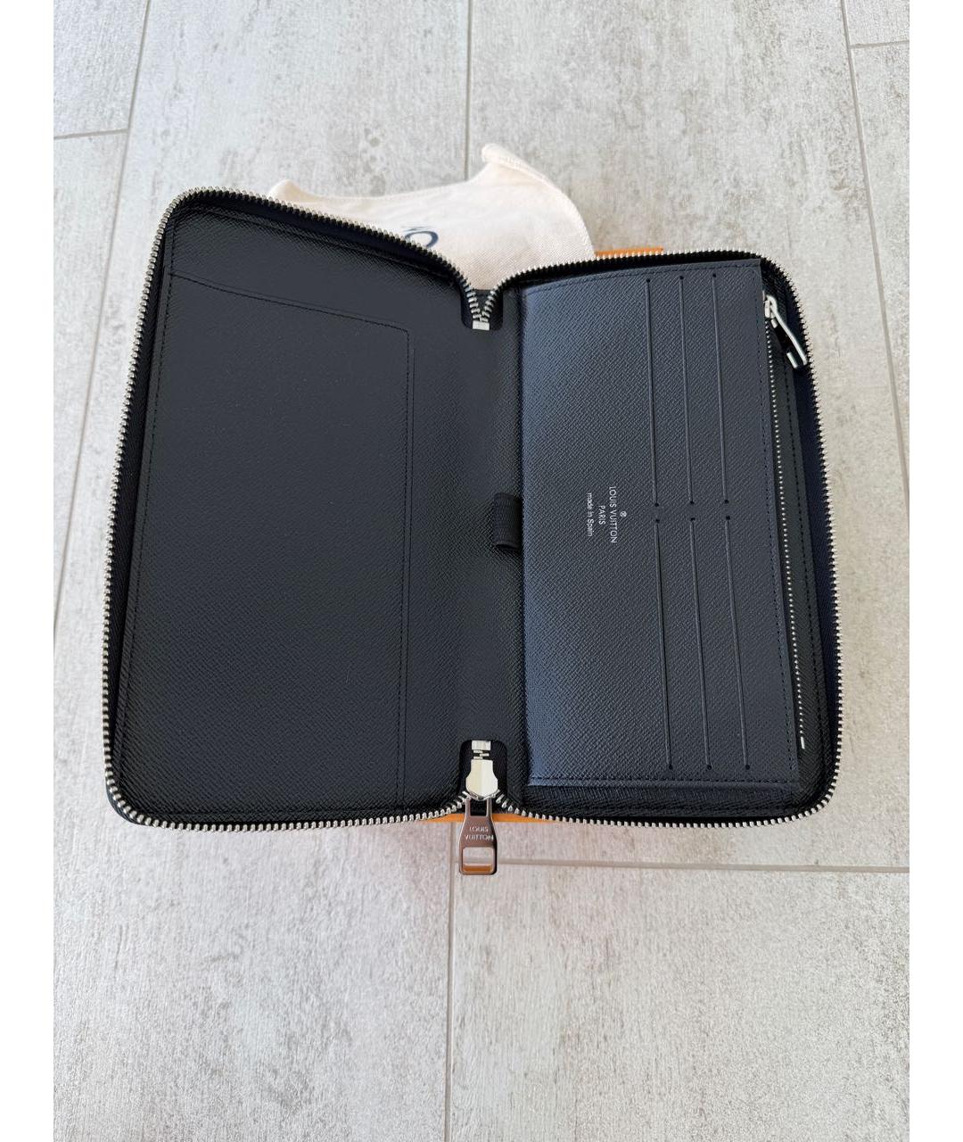 LOUIS VUITTON Черный кошелек, фото 4
