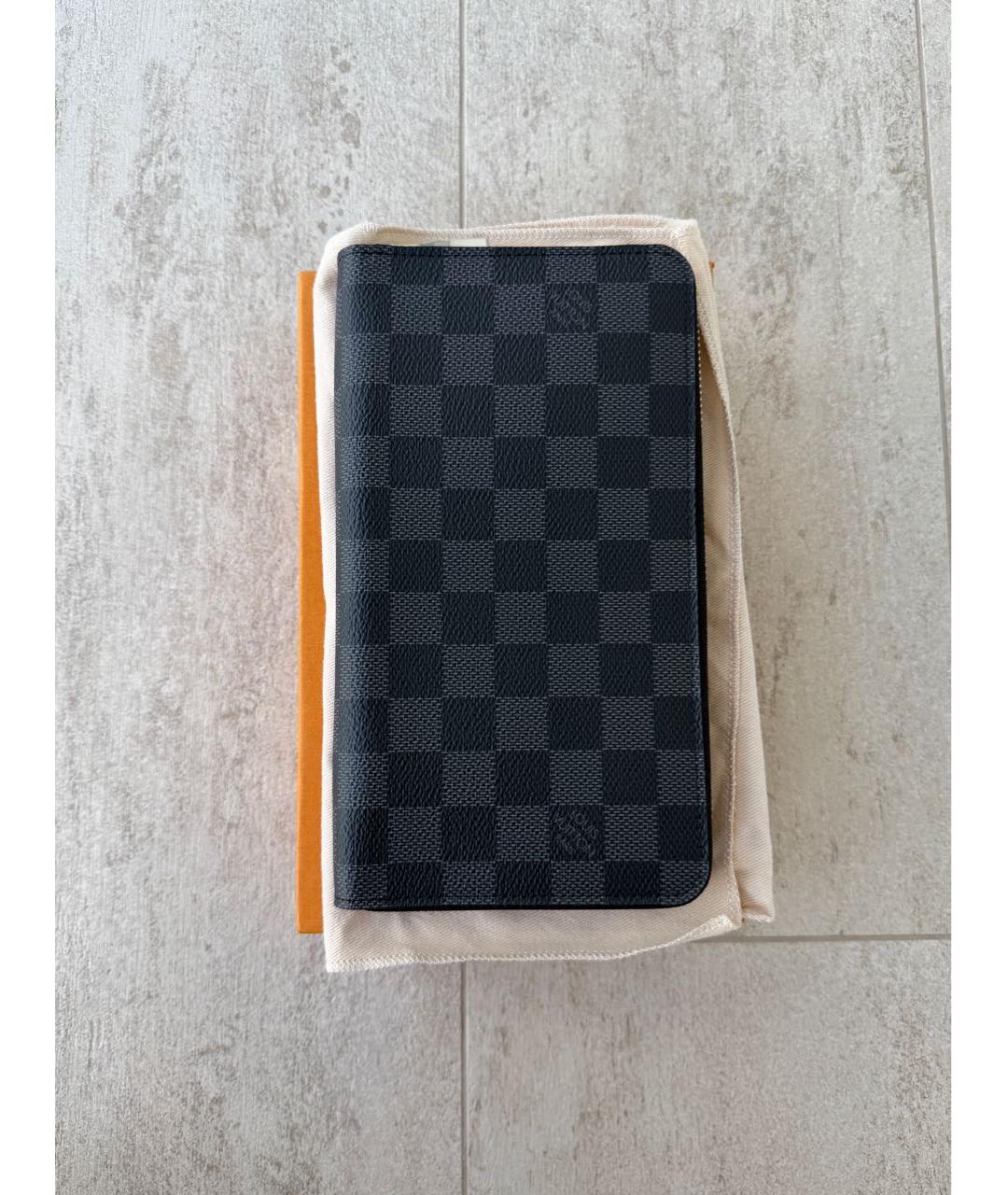 LOUIS VUITTON Черный кошелек, фото 9
