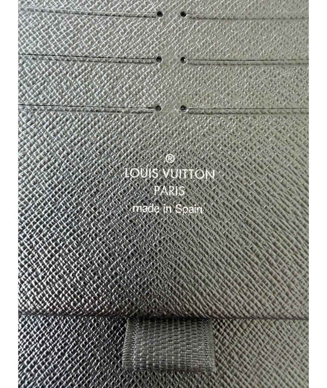 LOUIS VUITTON Черный кошелек, фото 7
