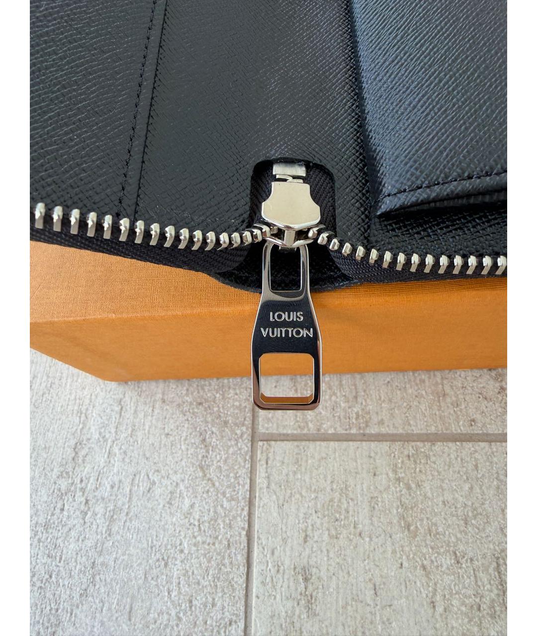 LOUIS VUITTON Черный кошелек, фото 6