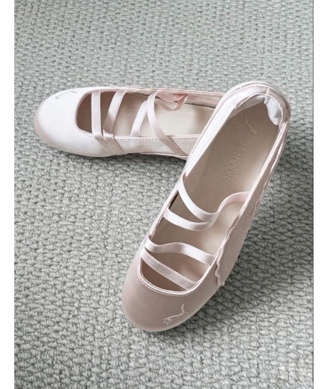 PUMA Розовые текстильные балетки, фото 5