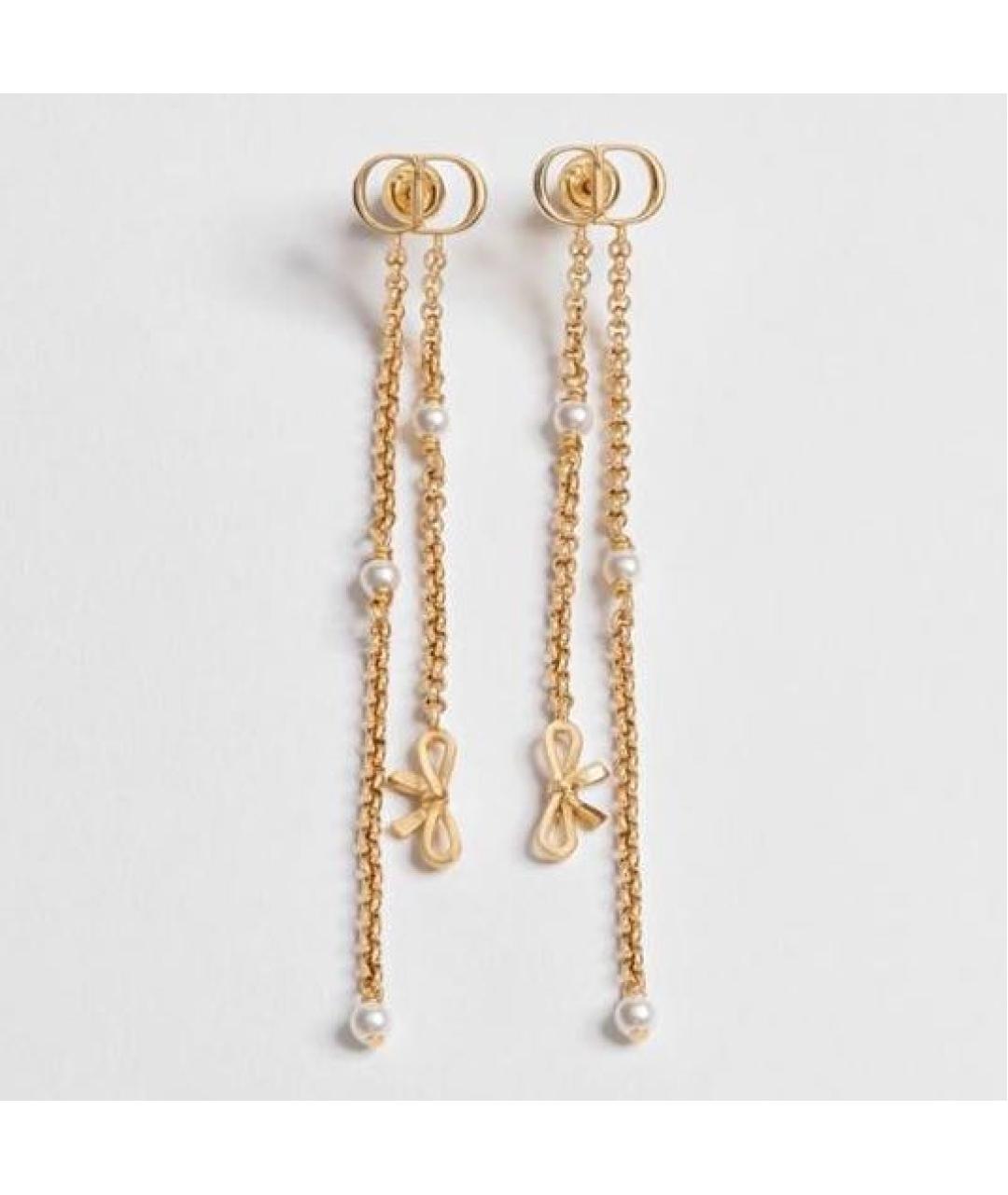 CHRISTIAN DIOR Золотые серьги, фото 1