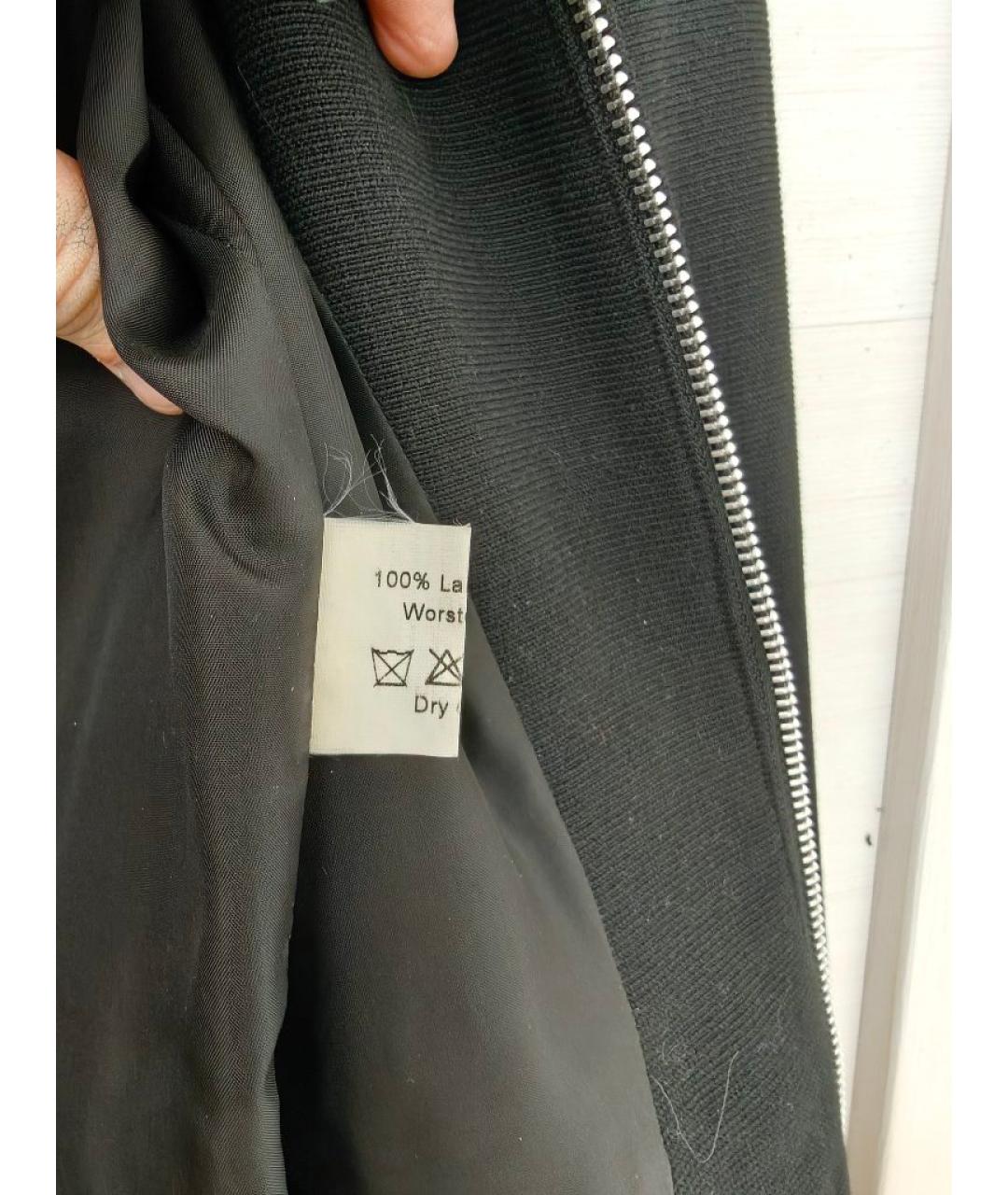 MUGLER VINTAGE Черное шерстяное вечернее платье, фото 8
