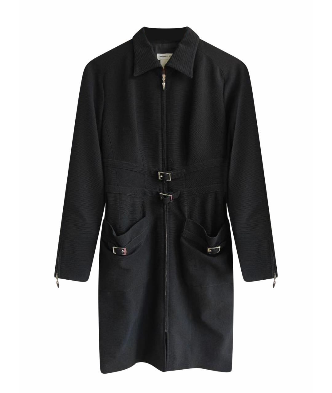 MUGLER VINTAGE Черное шерстяное вечернее платье, фото 1