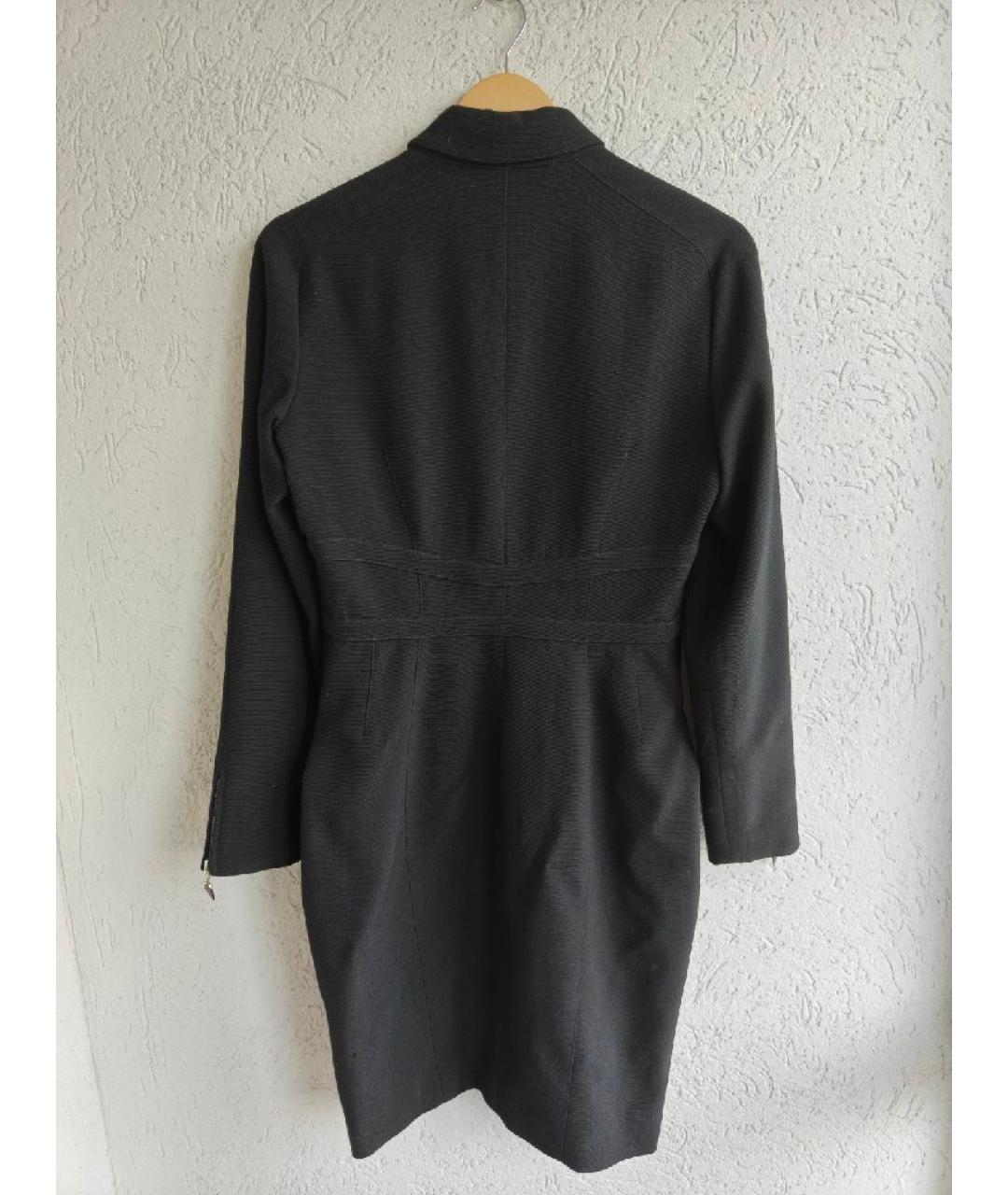 MUGLER VINTAGE Черное шерстяное вечернее платье, фото 4