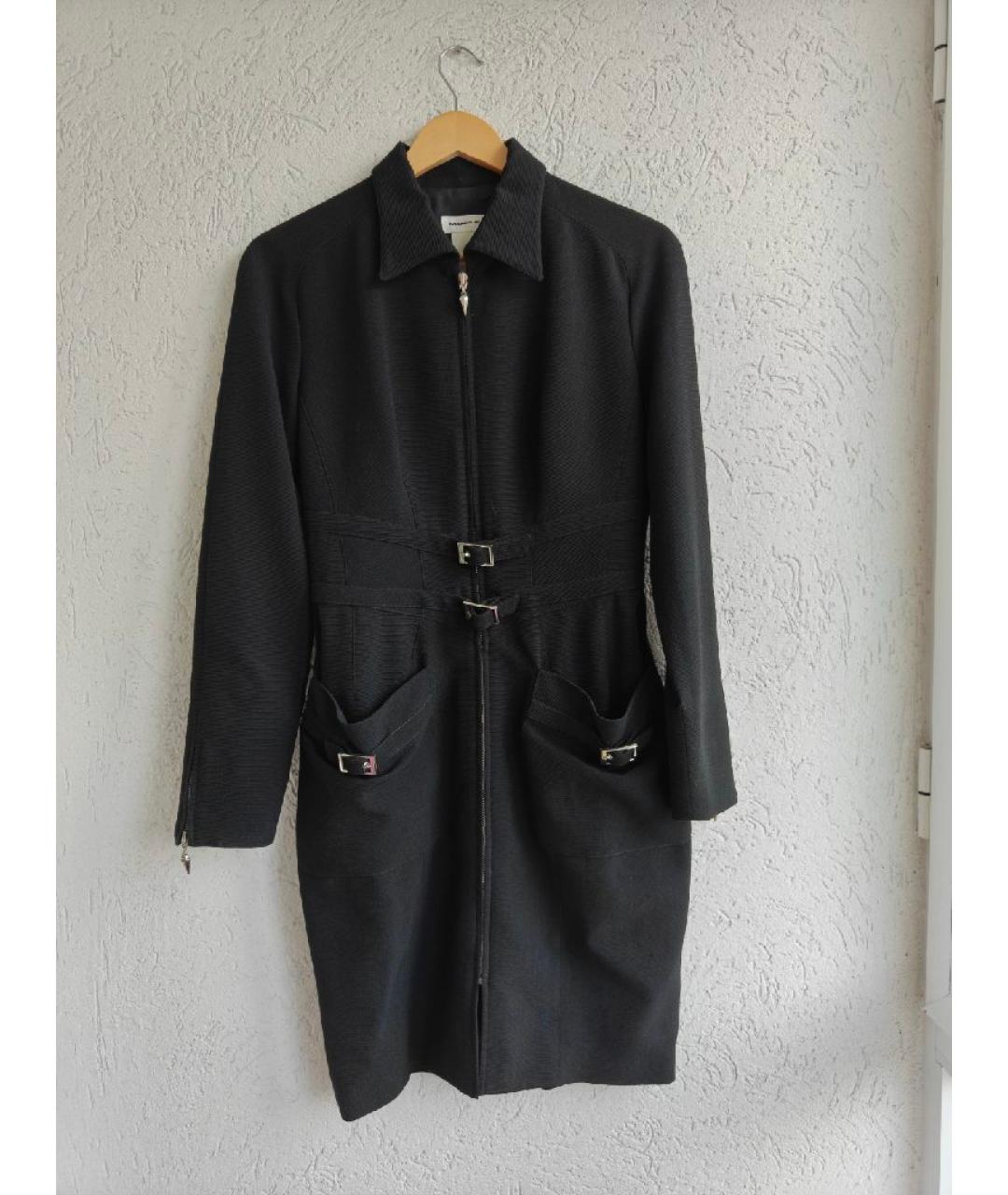MUGLER VINTAGE Черное шерстяное вечернее платье, фото 10