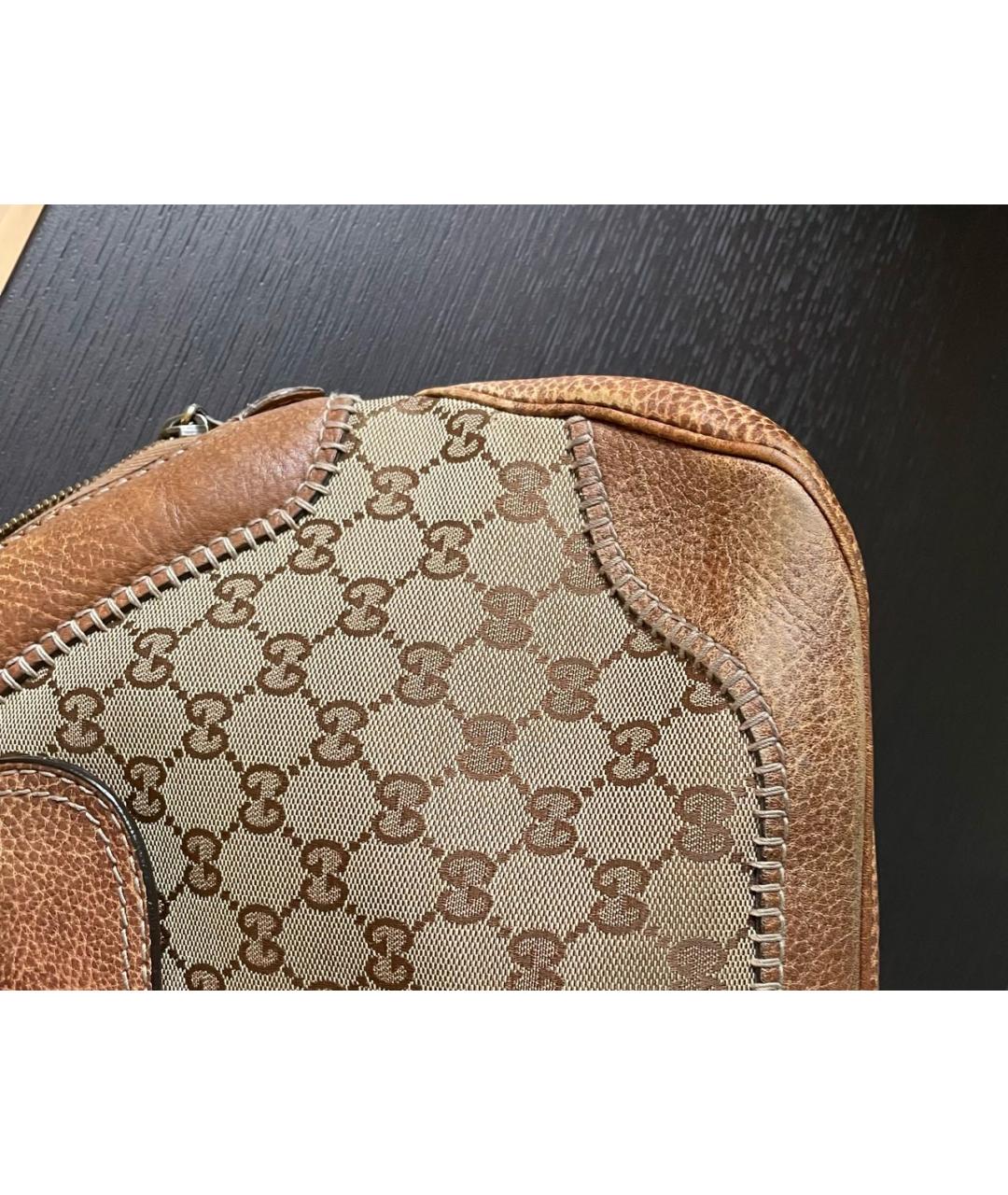 GUCCI Коричневая сумка с короткими ручками, фото 8