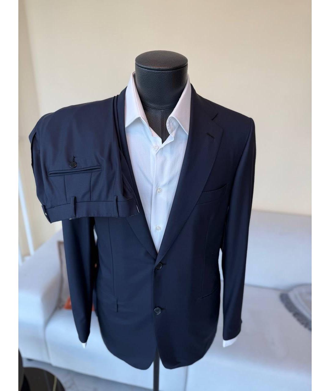 BRIONI Темно-синий классический костюм, фото 9