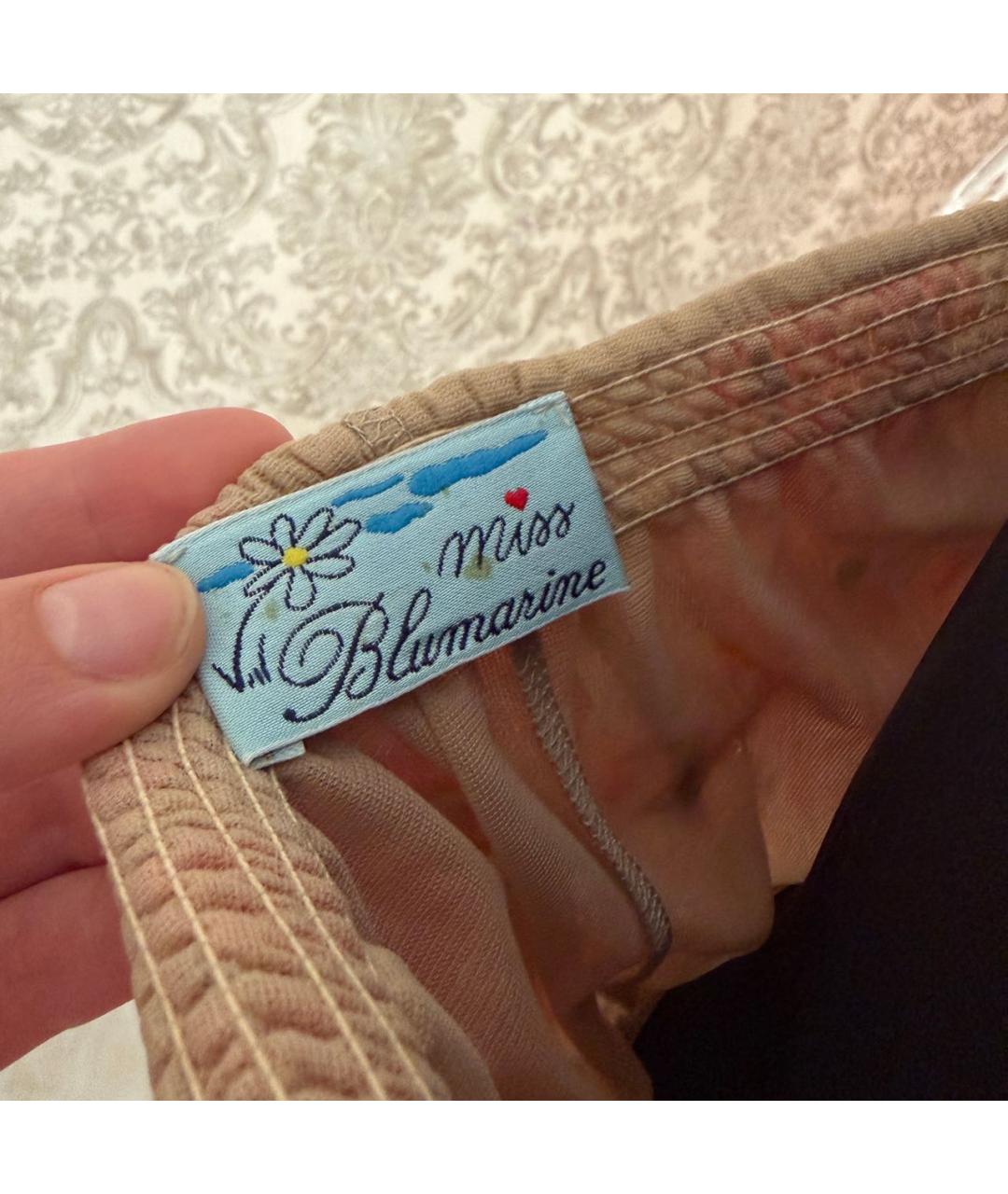 MISS BLUMARINE Розовое шифоновое коктейльное платье, фото 3