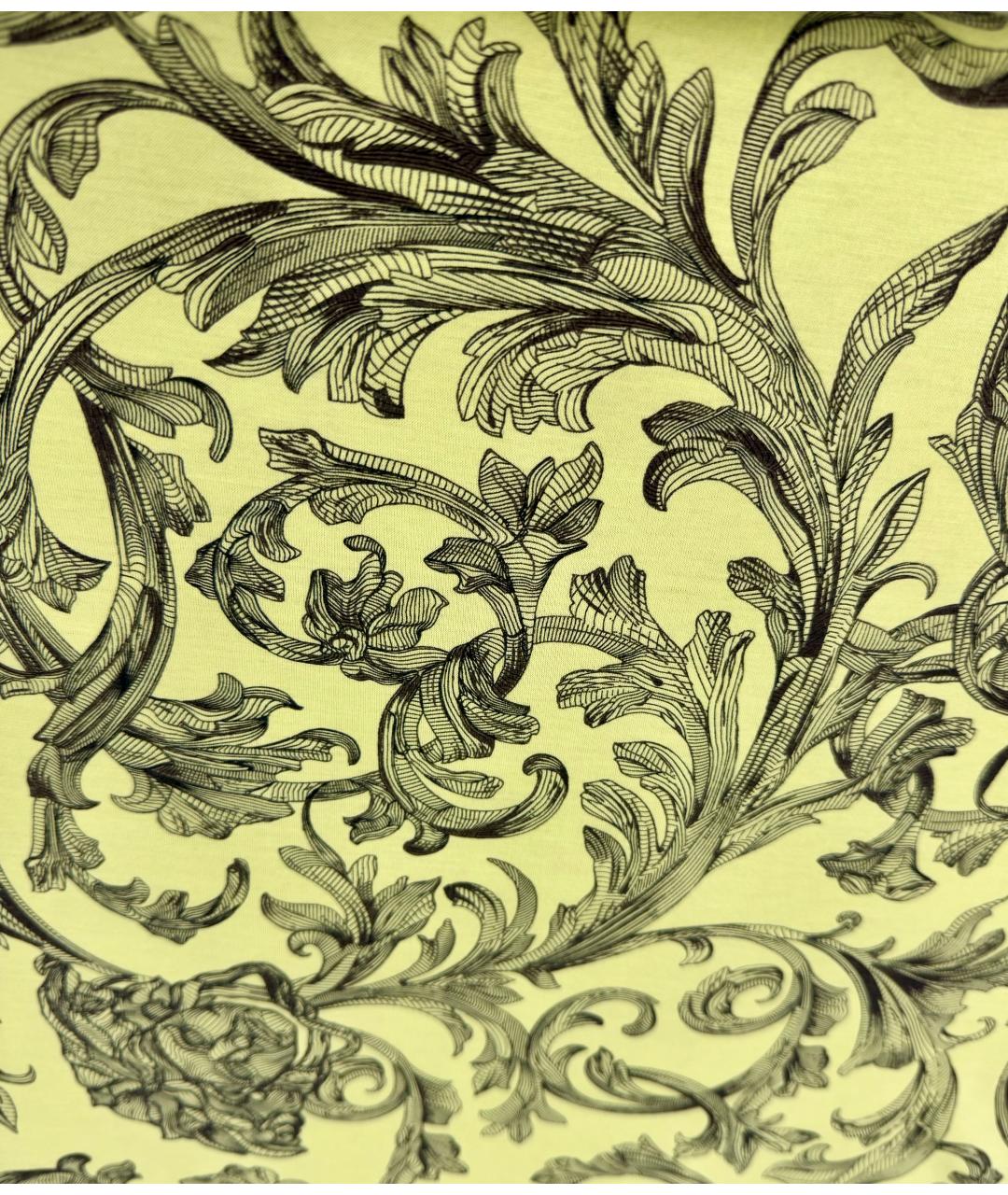 VERSACE Зеленая хлопковая футболка, фото 8
