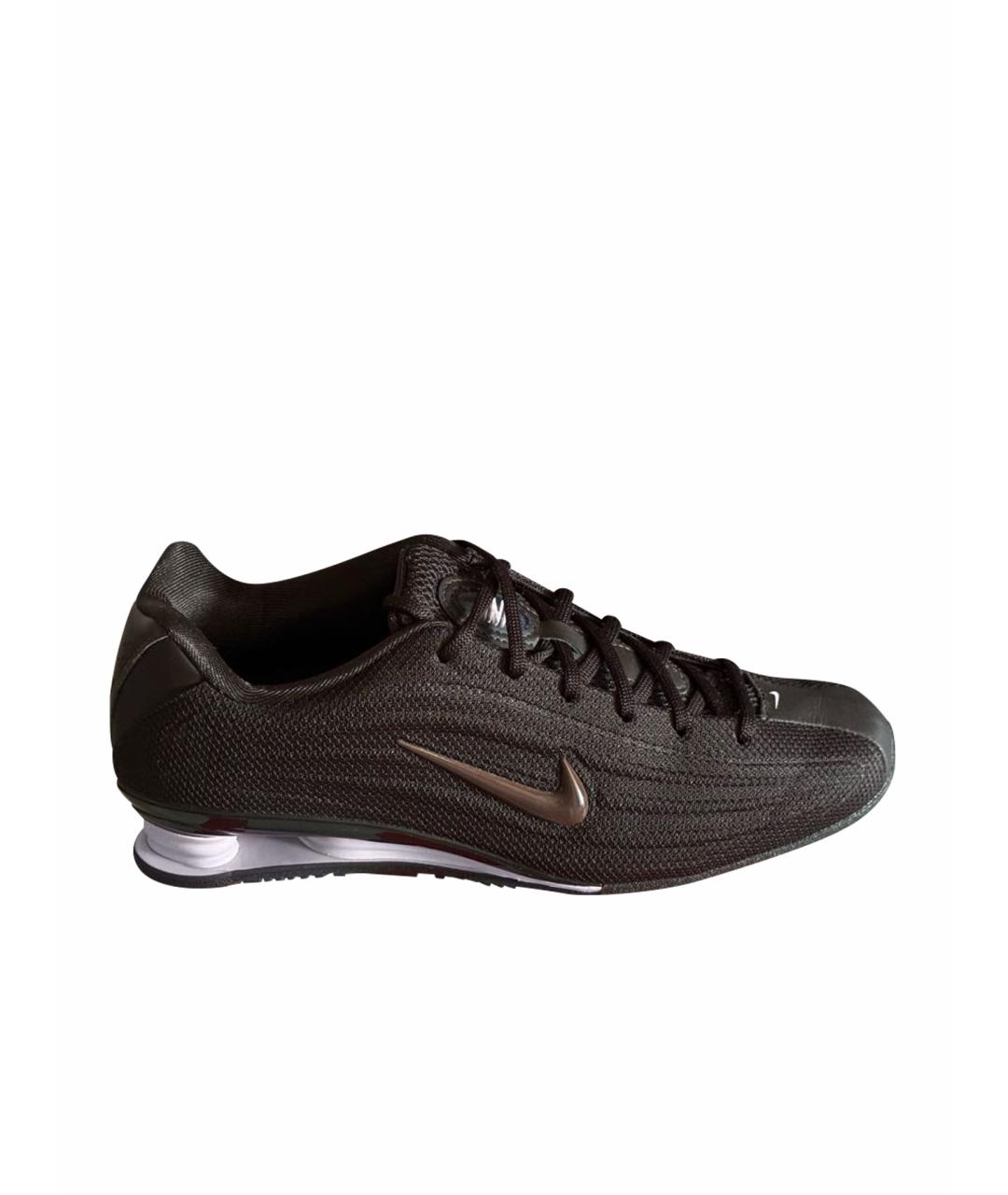 NIKE Коричневые текстильные кроссовки, фото 1