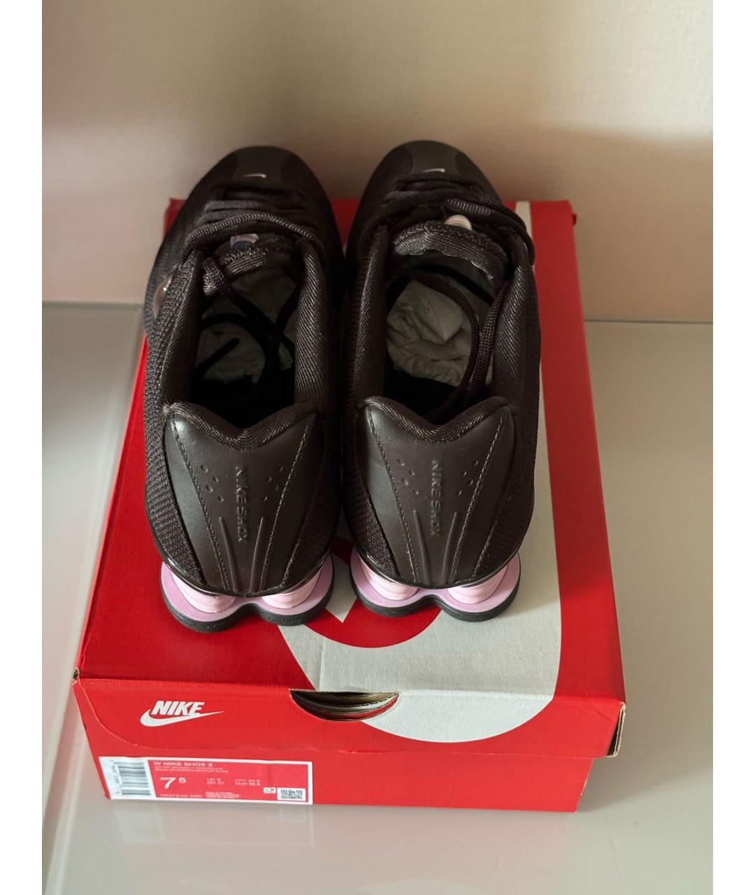 NIKE Коричневые текстильные кроссовки, фото 3