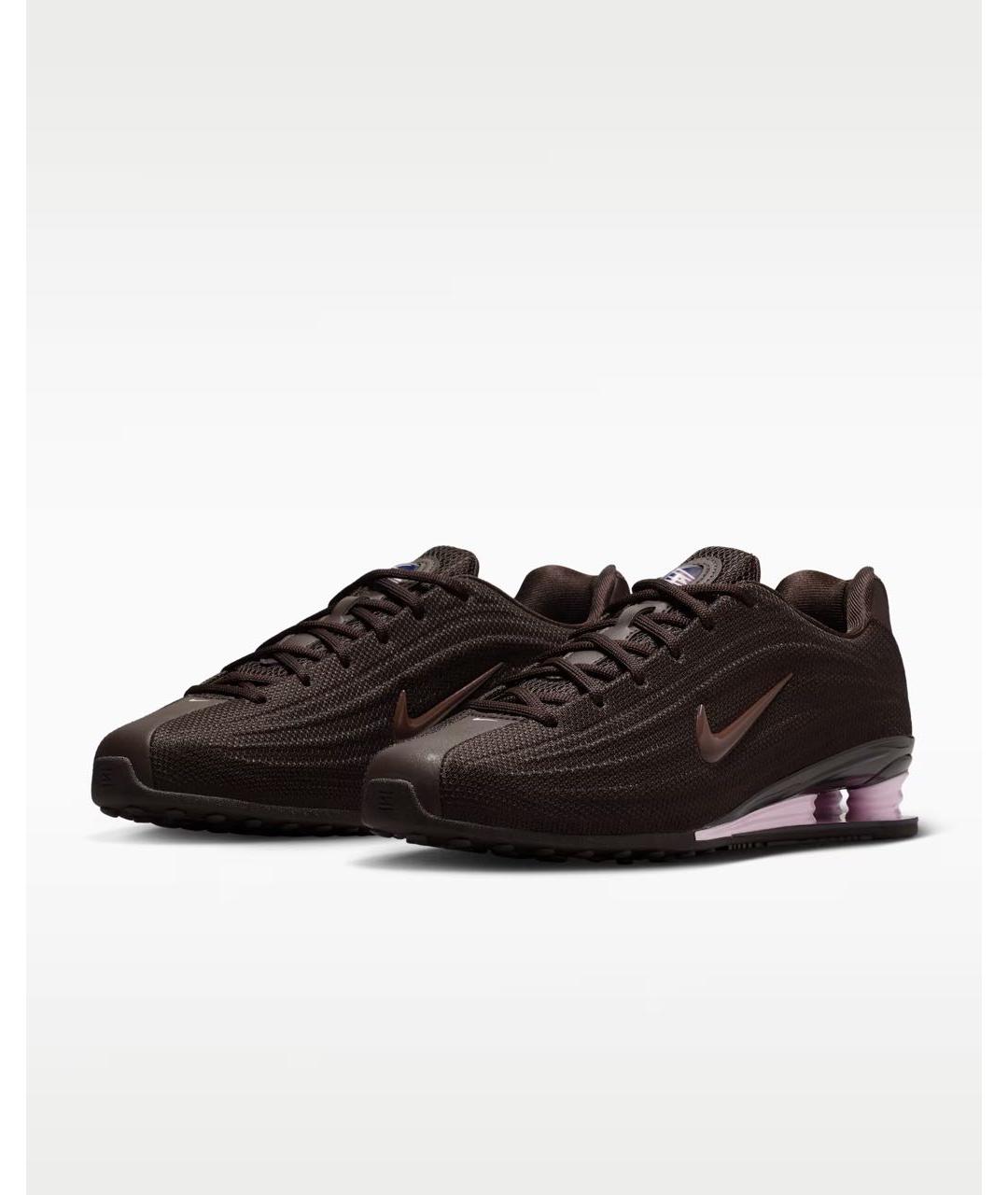 NIKE Коричневые текстильные кроссовки, фото 6
