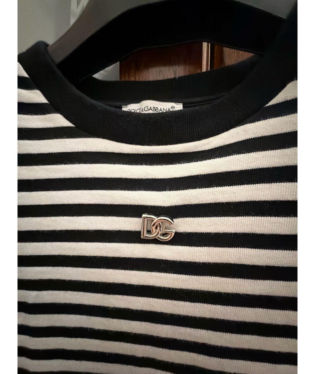 DOLCE&GABBANA Мульти хлопковая детская футболка, фото 4