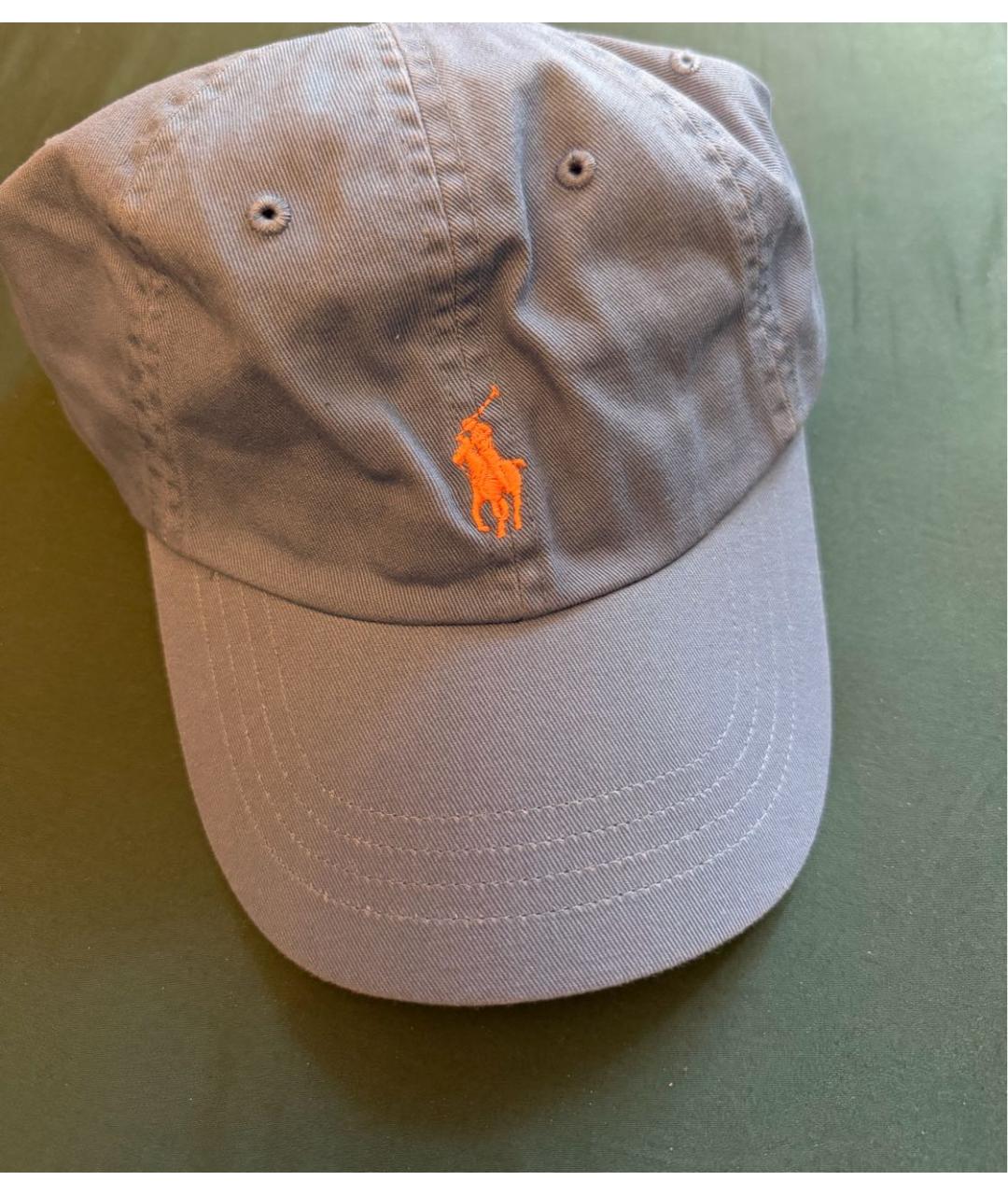 POLO RALPH LAUREN Голубая хлопковая кепка, фото 3