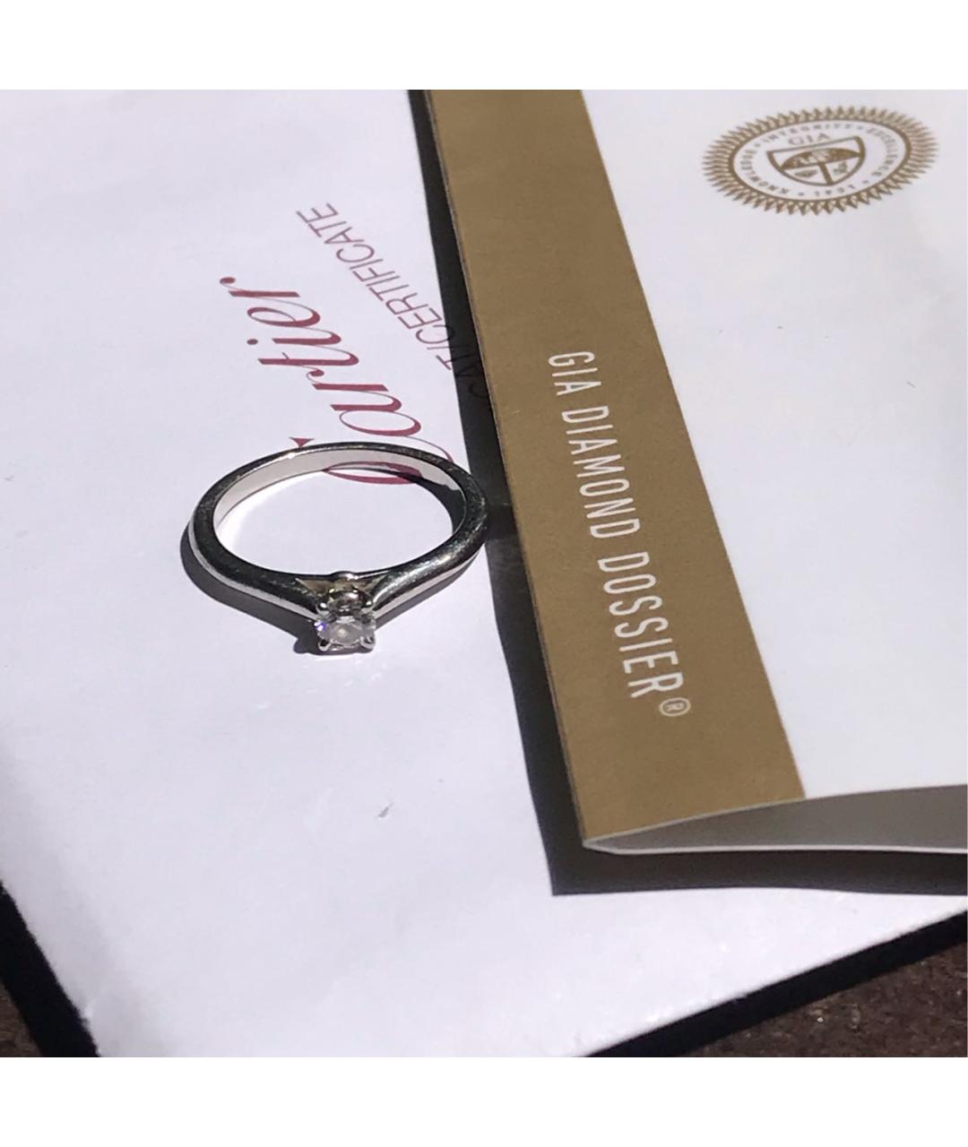 CARTIER Серебряное платиновое кольцо, фото 9
