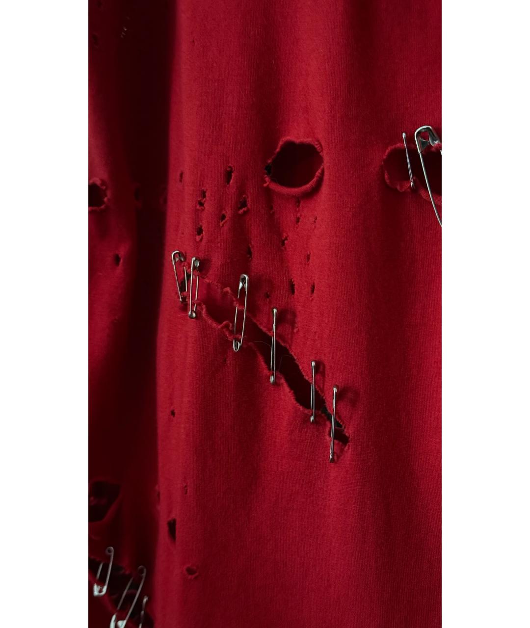 BALMAIN Красная футболка, фото 4