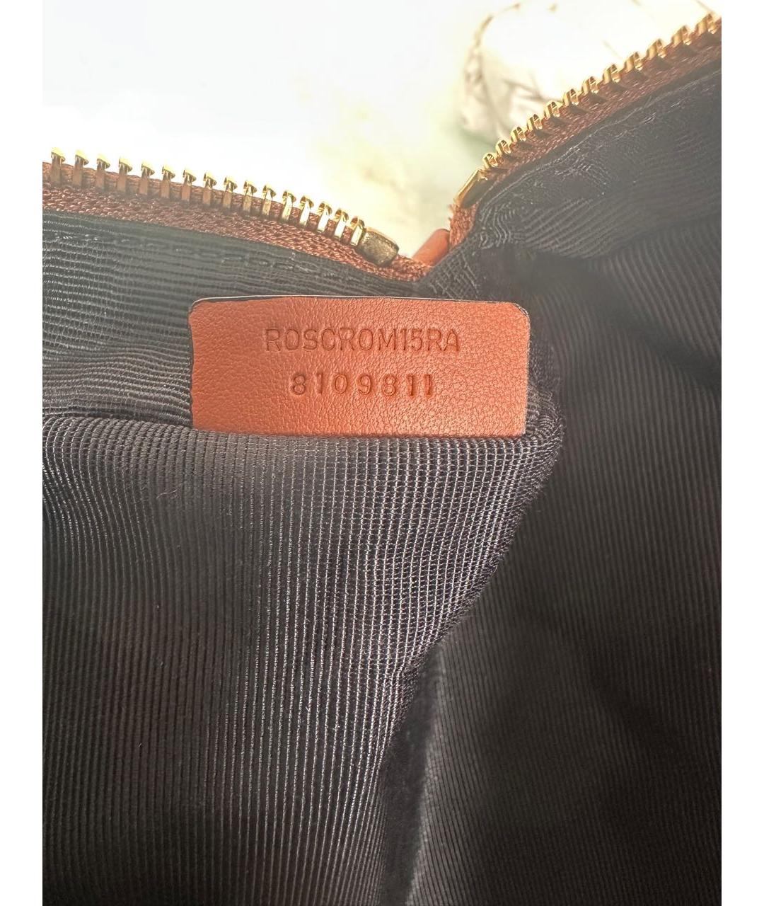 BURBERRY Бежевая кожаная косметичка, фото 8
