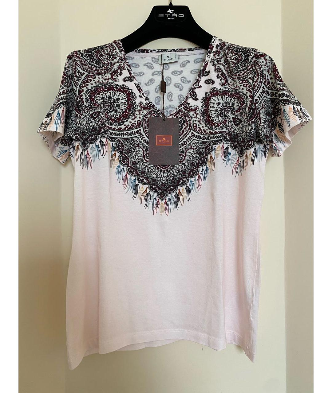 ETRO Мульти хлопковая футболка, фото 5