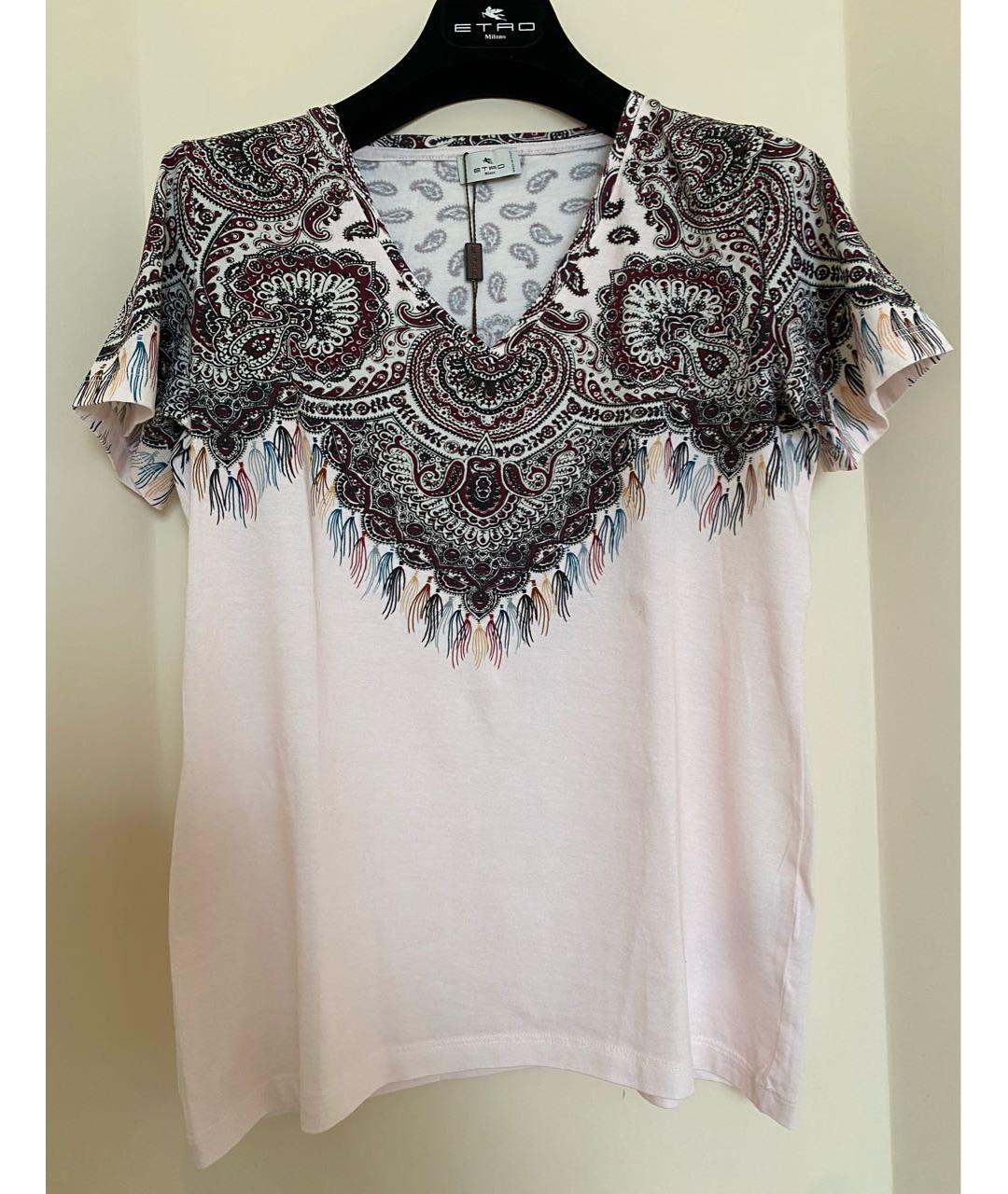 ETRO Мульти хлопковая футболка, фото 9