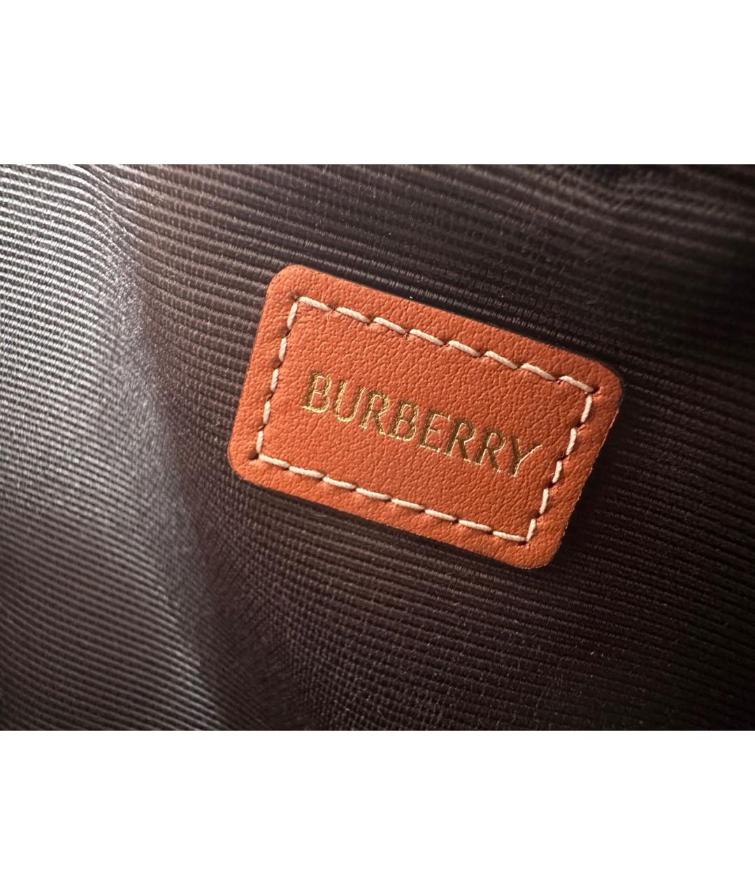 BURBERRY Бежевая косметичка, фото 6