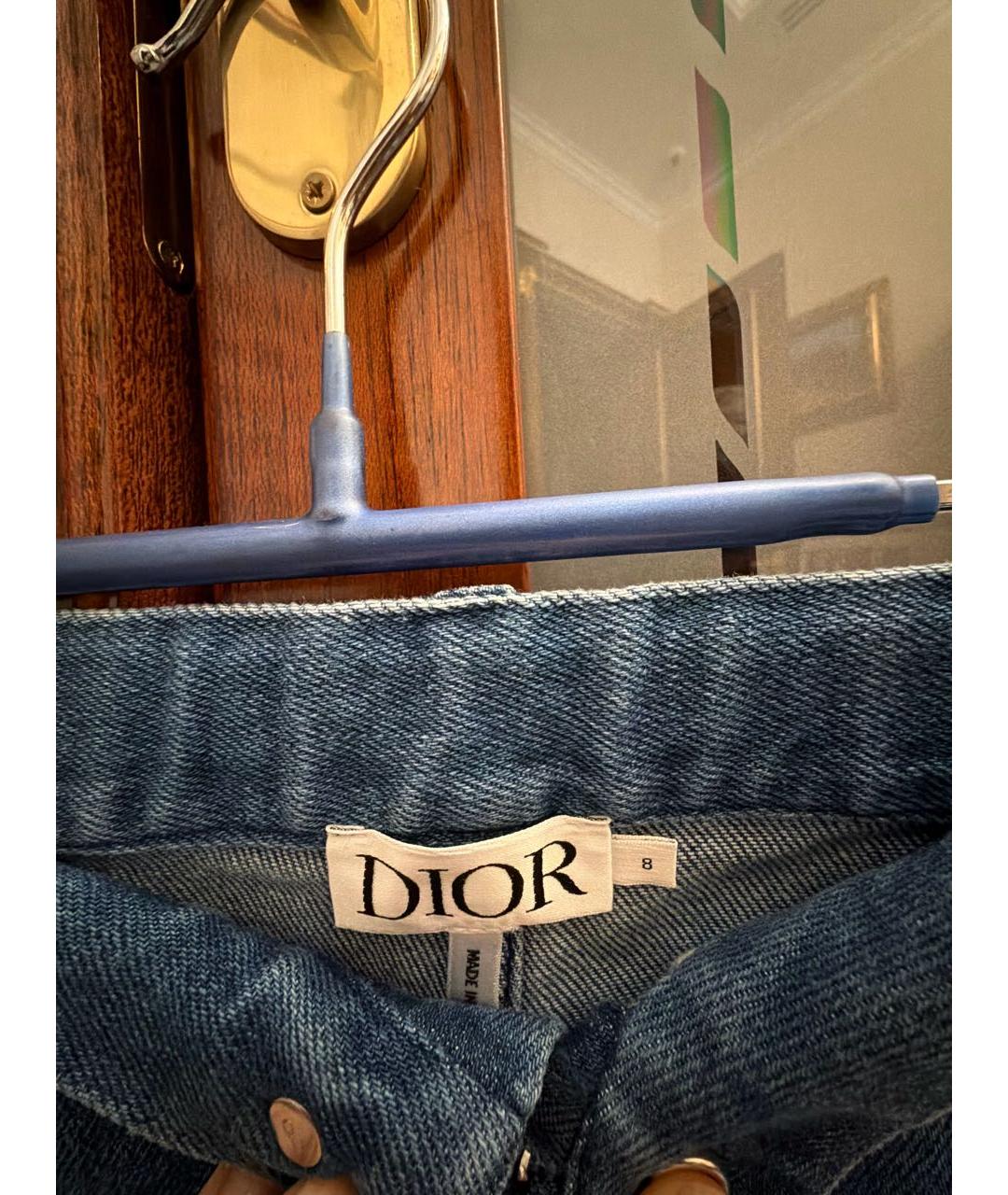 CHRISTIAN DIOR Голубые хлопковые детские джинсы, фото 5