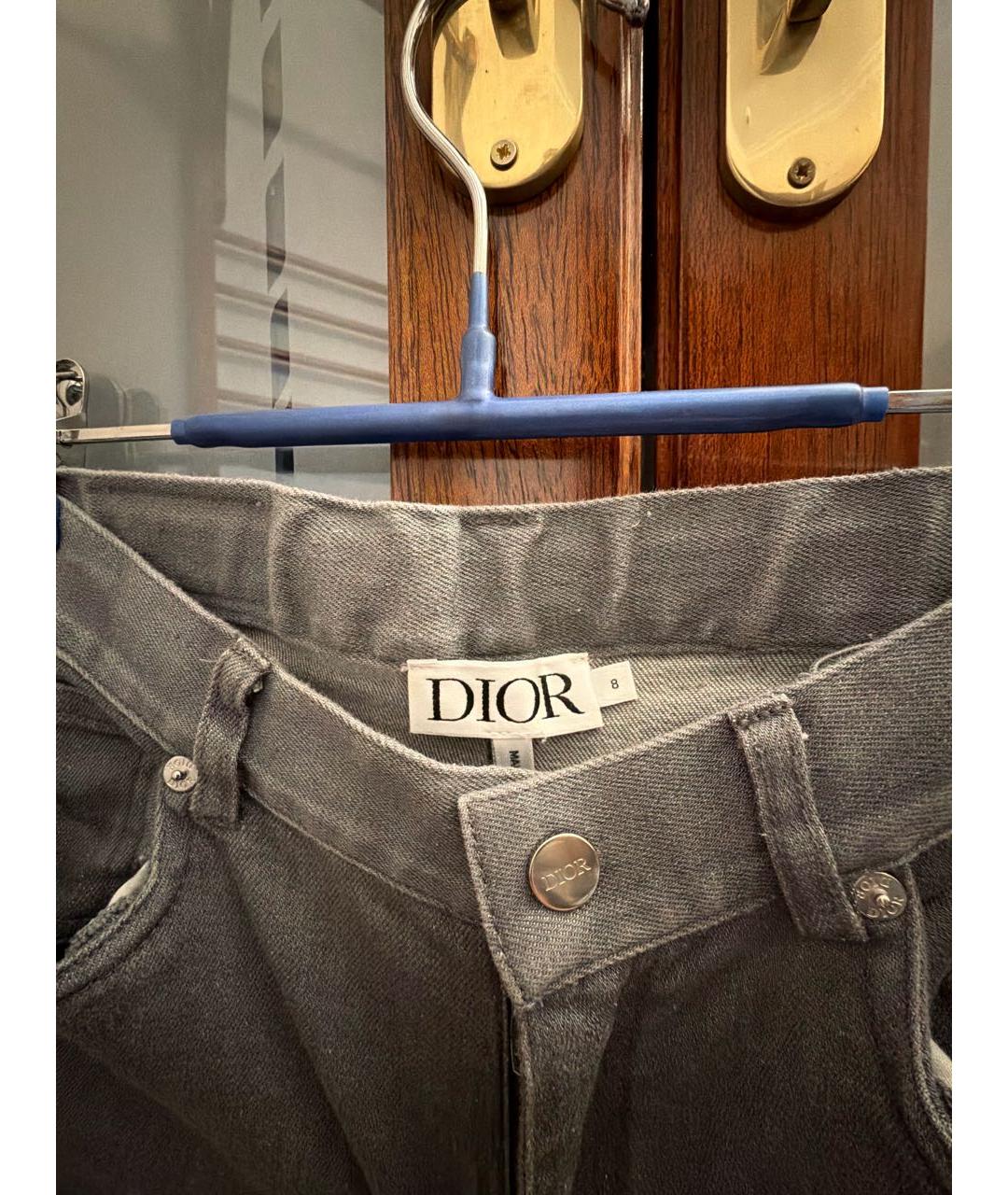 CHRISTIAN DIOR Серые хлопковые детские джинсы, фото 3