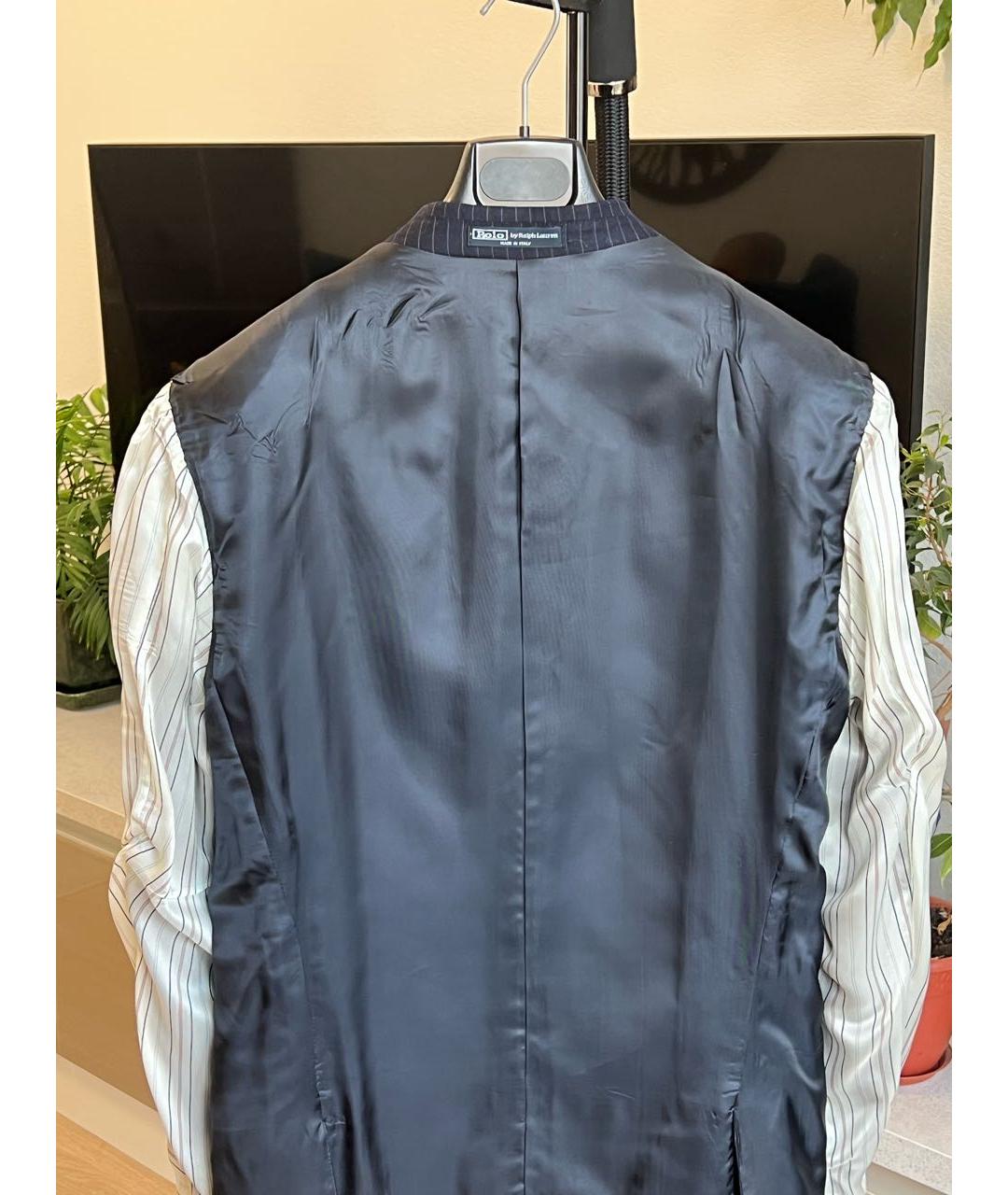 POLO RALPH LAUREN Темно-синий классический костюм, фото 2