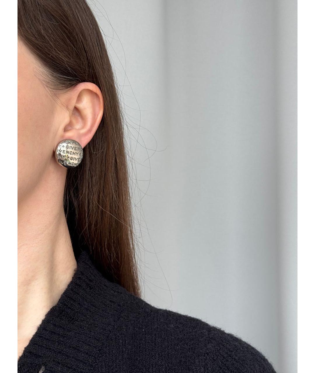 GIVENCHY Серебряные с серебряным покрытием клипсы, фото 8