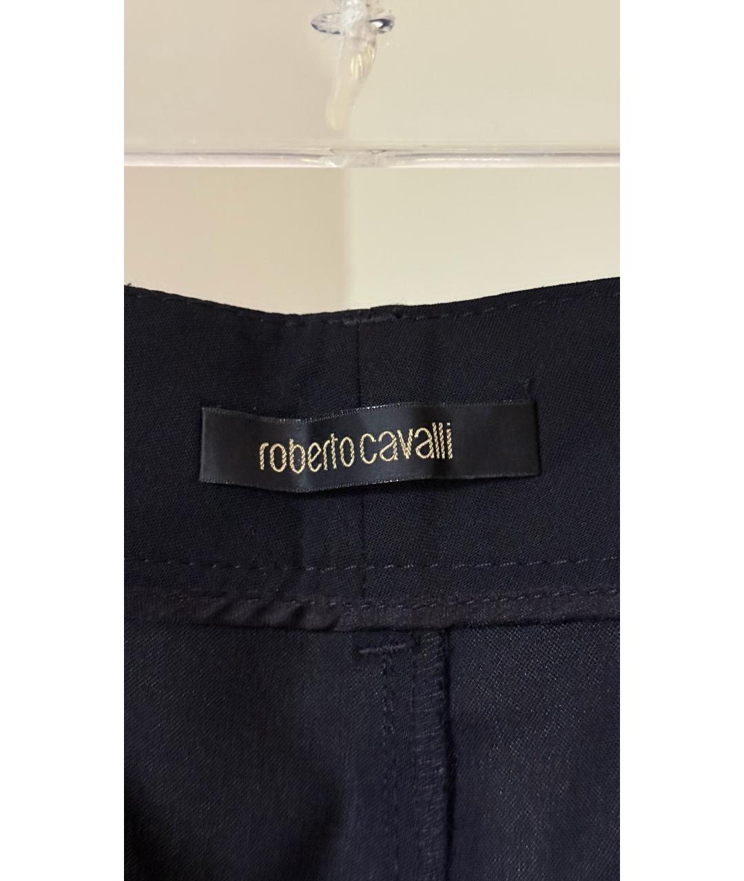 ROBERTO CAVALLI Черные брюки узкие, фото 5