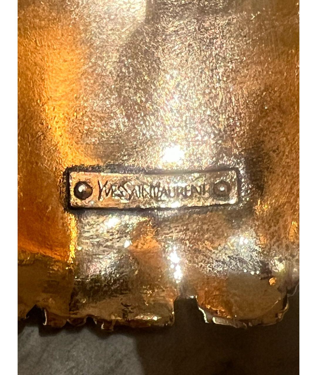 SAINT LAURENT Золотой браслет, фото 5