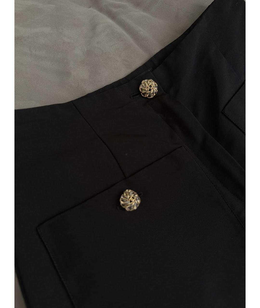 CHANEL Черные брюки широкие, фото 2