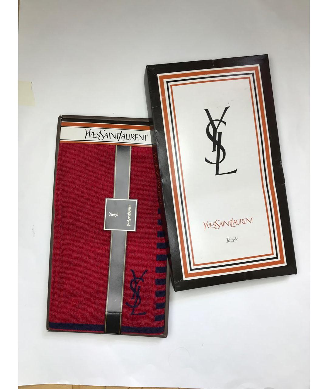 SAINT LAURENT Хлопковое полотенце, фото 2