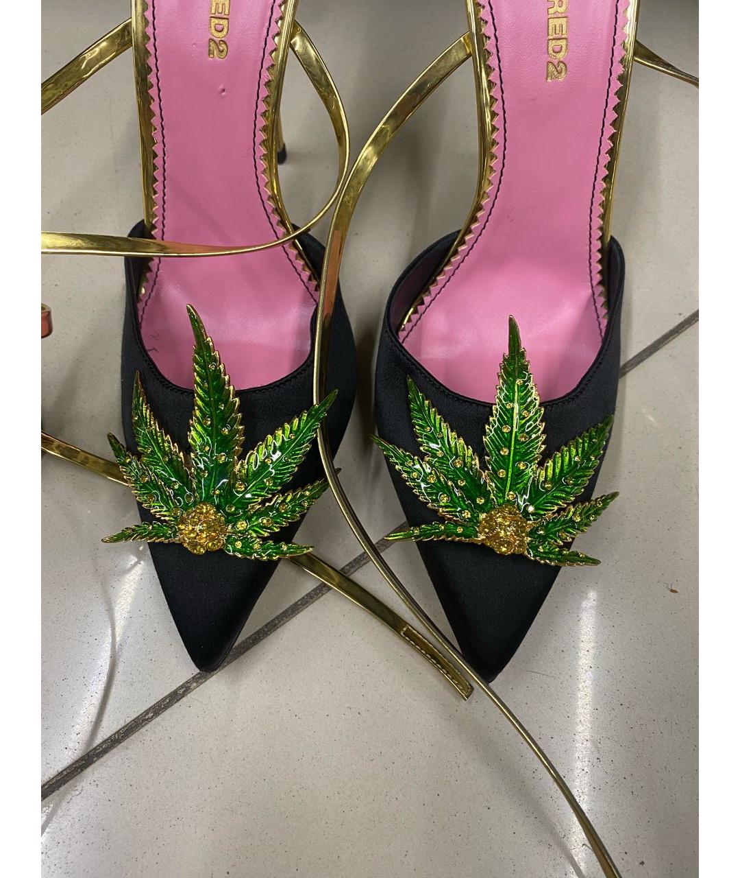 DSQUARED2 Черные босоножки, фото 3