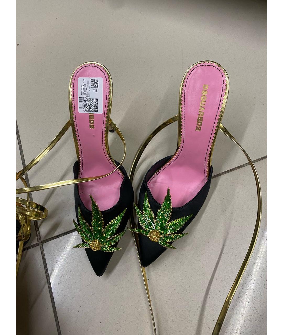 DSQUARED2 Черные босоножки, фото 2