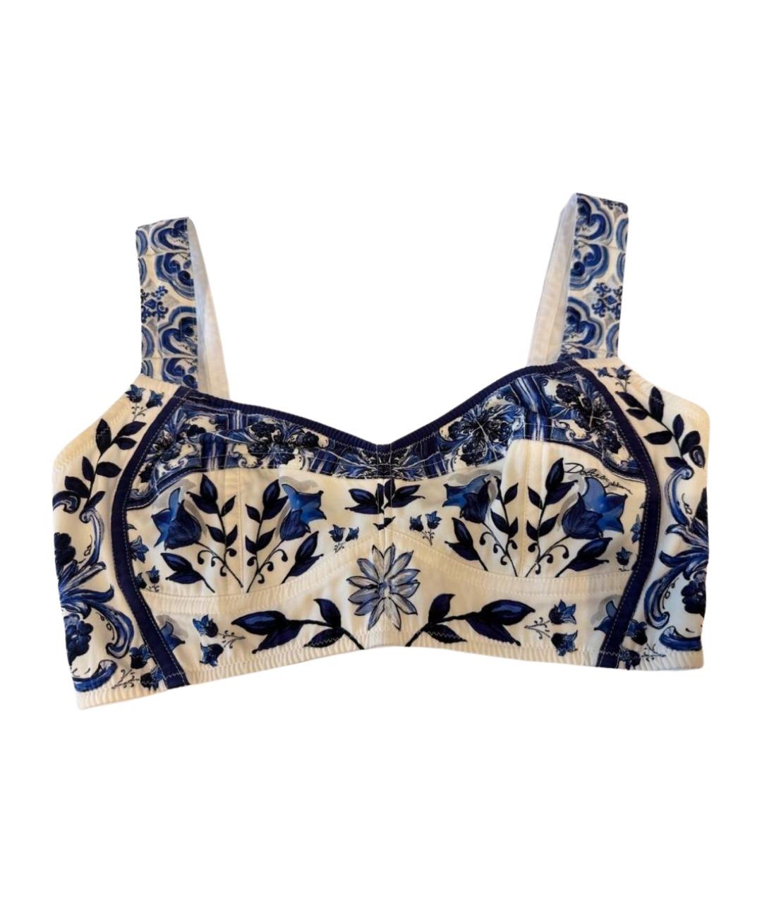 DOLCE&GABBANA Мульти хлопковая майка, фото 1