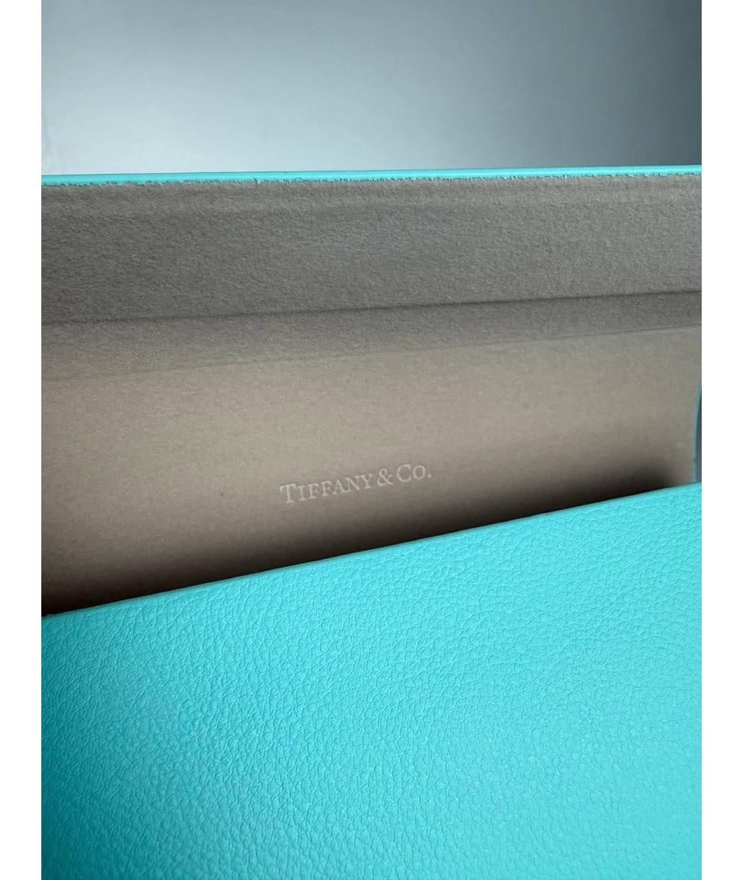 TIFFANY&CO Черные металлические солнцезащитные очки, фото 5
