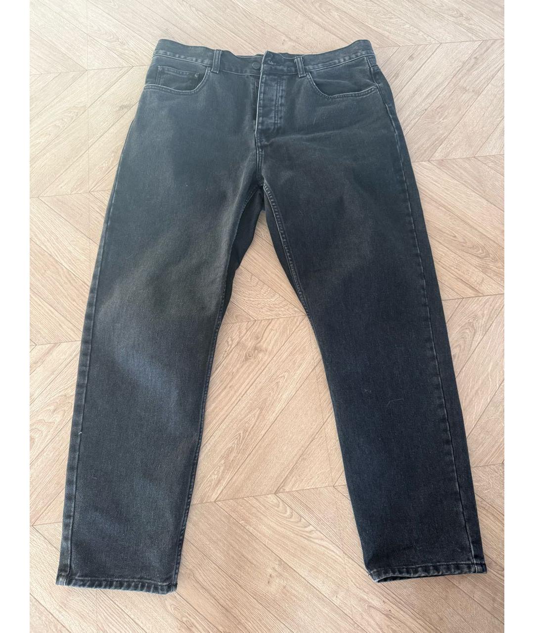 CARHARTT Черные хлопковые прямые джинсы, фото 6