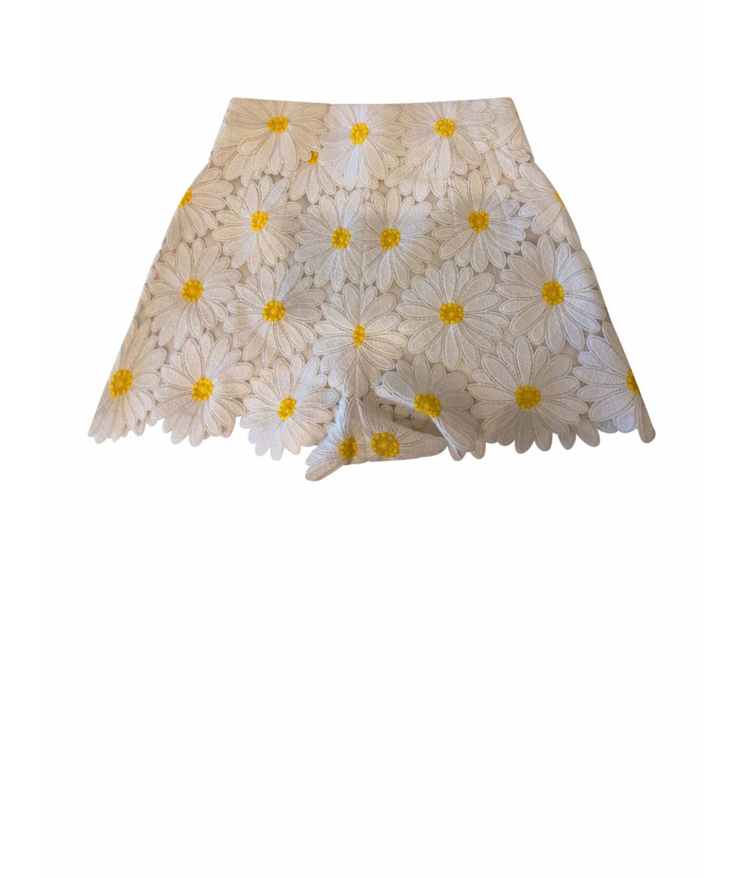 DOLCE&GABBANA Белые хлопковые шорты, фото 1