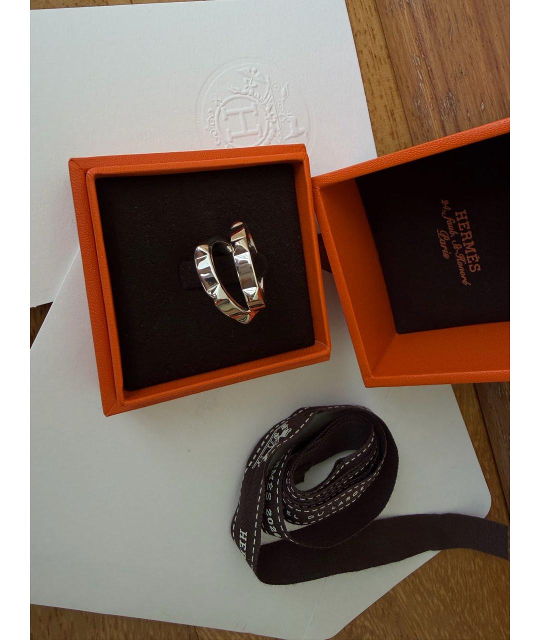HERMES Серебряное серебряное кольцо, фото 4