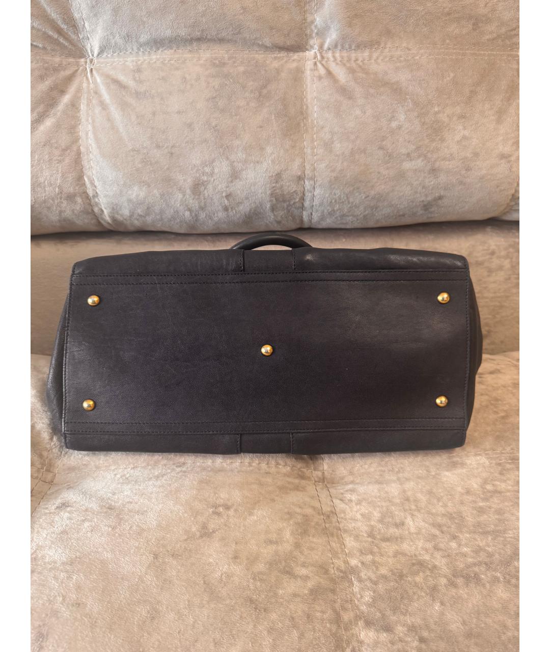 SAINT LAURENT Кожаная сумка тоут, фото 2